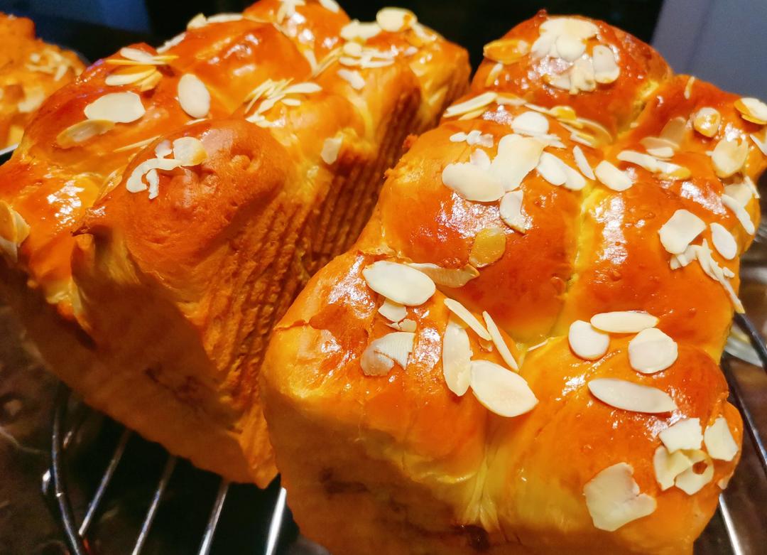 抹茶奶酥小金砖（70%中种吐司）