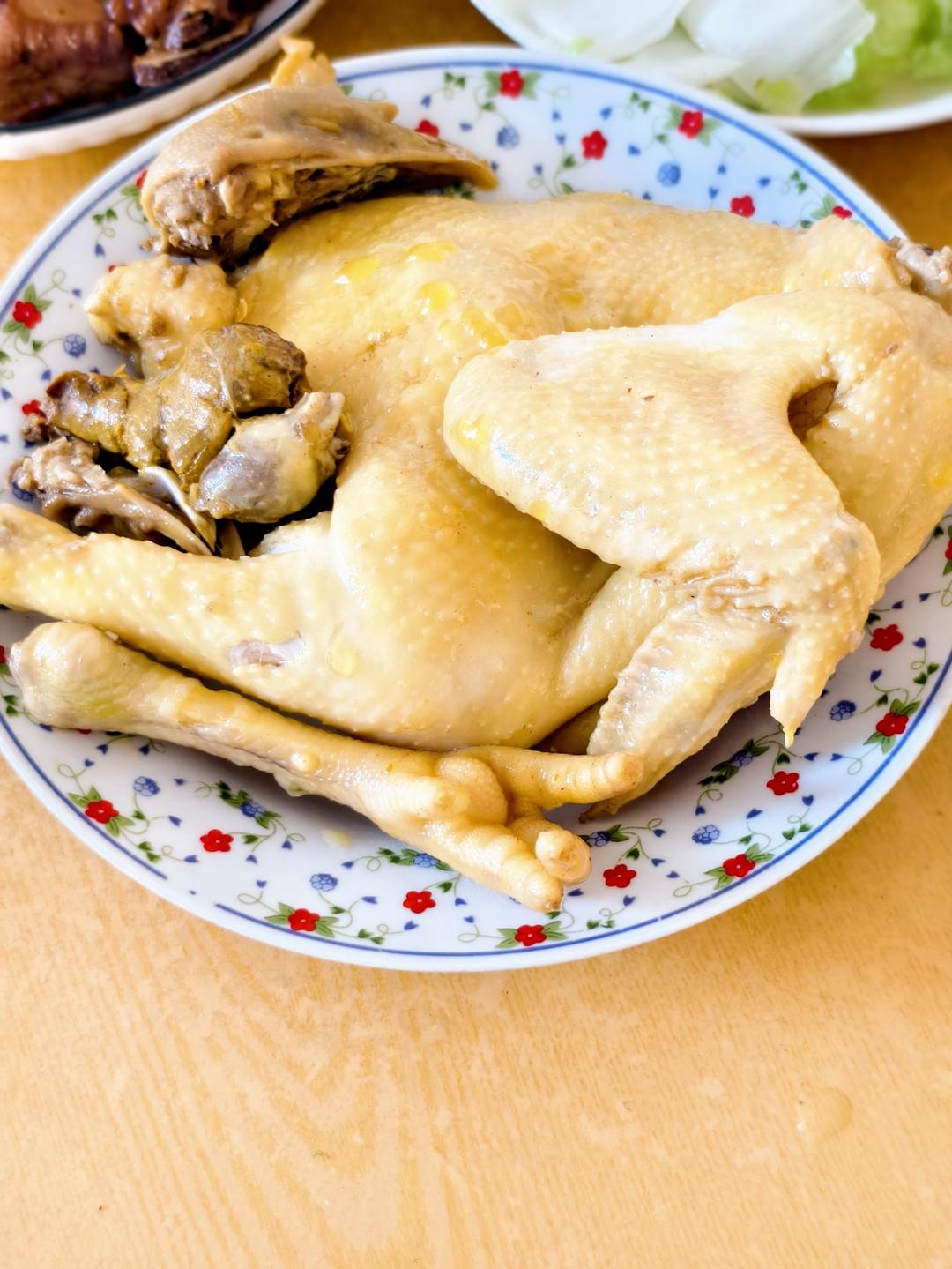 家庭盐焗鸡—最简单电饭煲版本