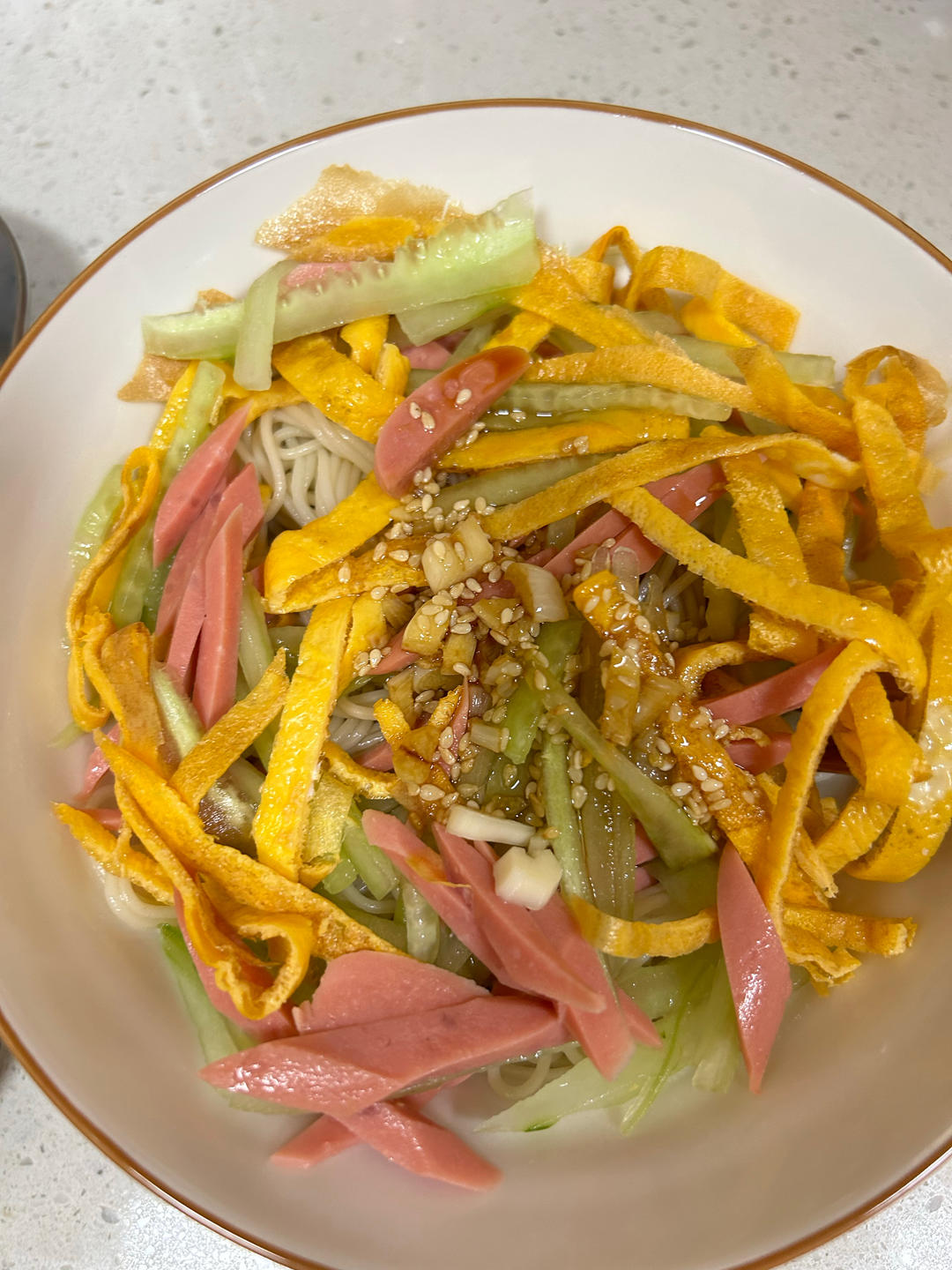 🍜三丝凉面🆒颜值冷面❤️夏日好食