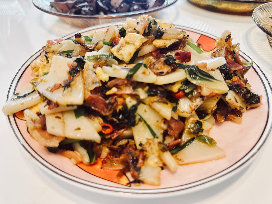 闻着味就香醒的【腾冲炒饵块】！一周吃7次都嫌少！
