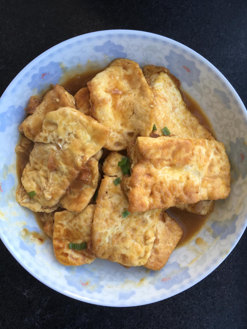 香煎嫩豆腐