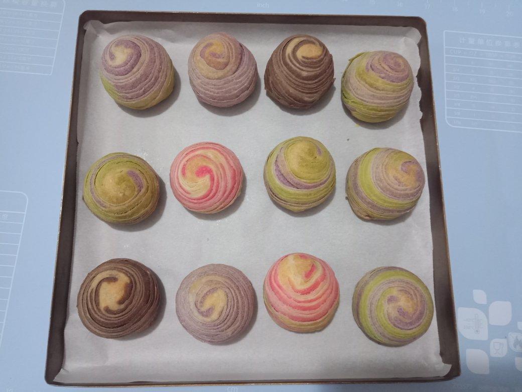 🌈免揉，免松弛，超高颜值小马宝莉彩虹蛋黄酥（含详细操作视频）