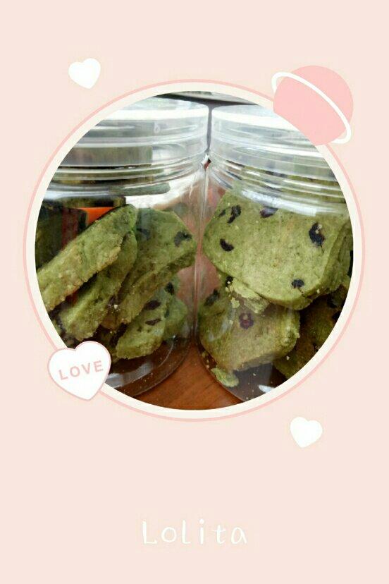 抹茶蔓越莓饼干