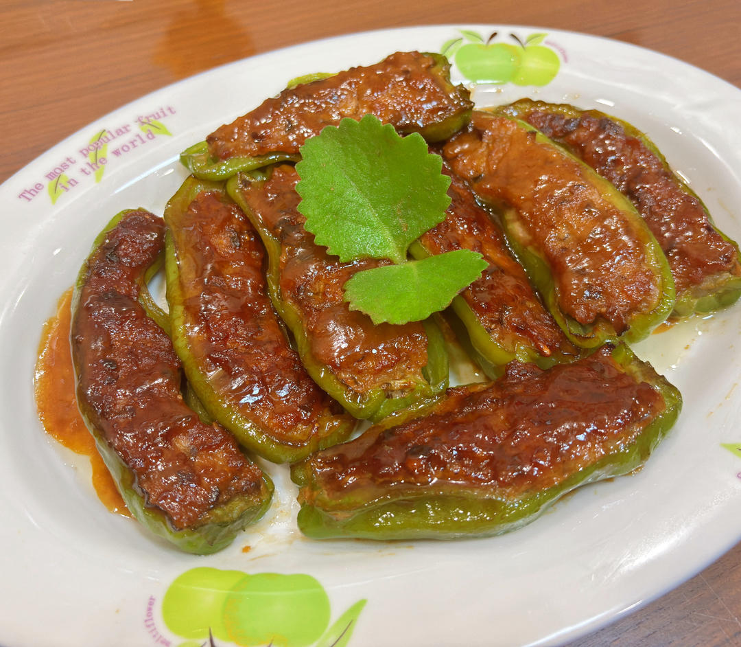 虎皮青椒/青椒塞肉