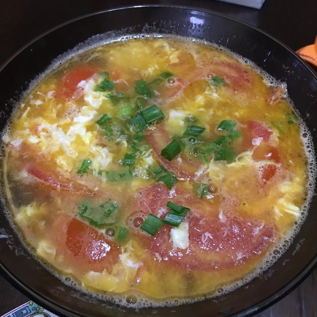 好喝到爆的西红柿鸡蛋汤