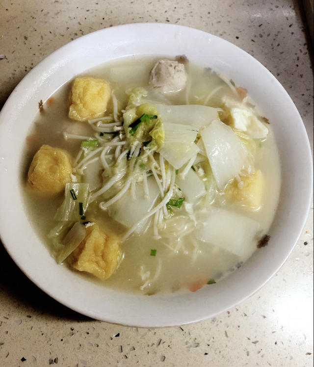 肉丸子大白菜汤
