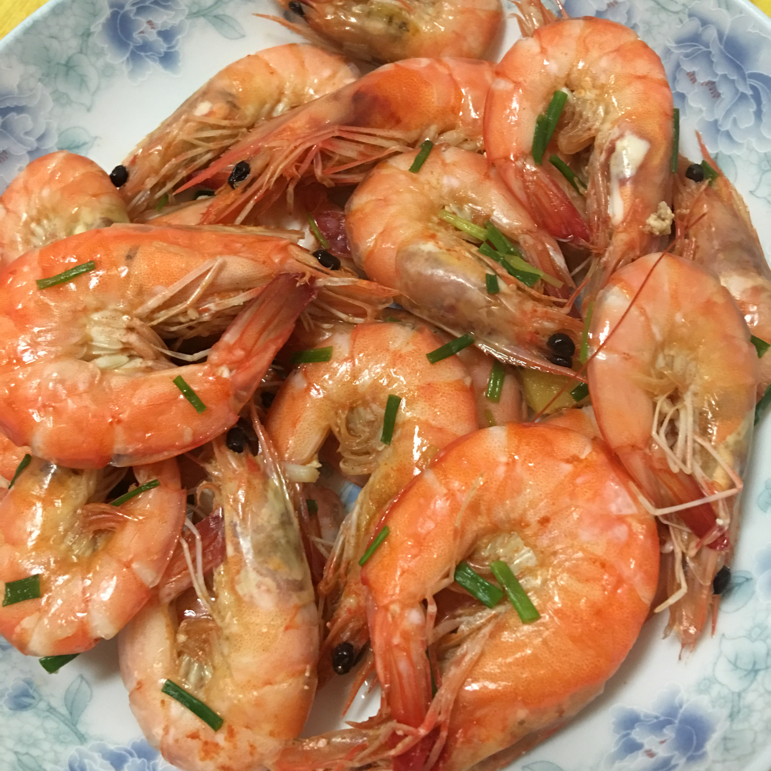 kawa囡囡做的水煮对虾