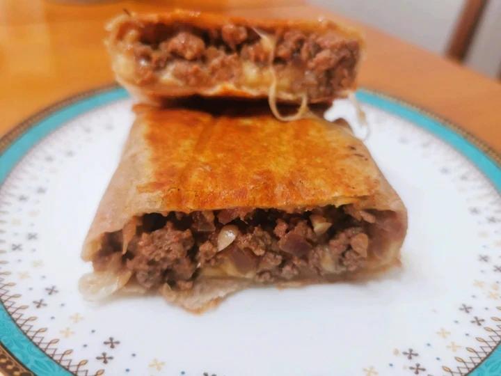 牛肉(酱)芝士卷饼