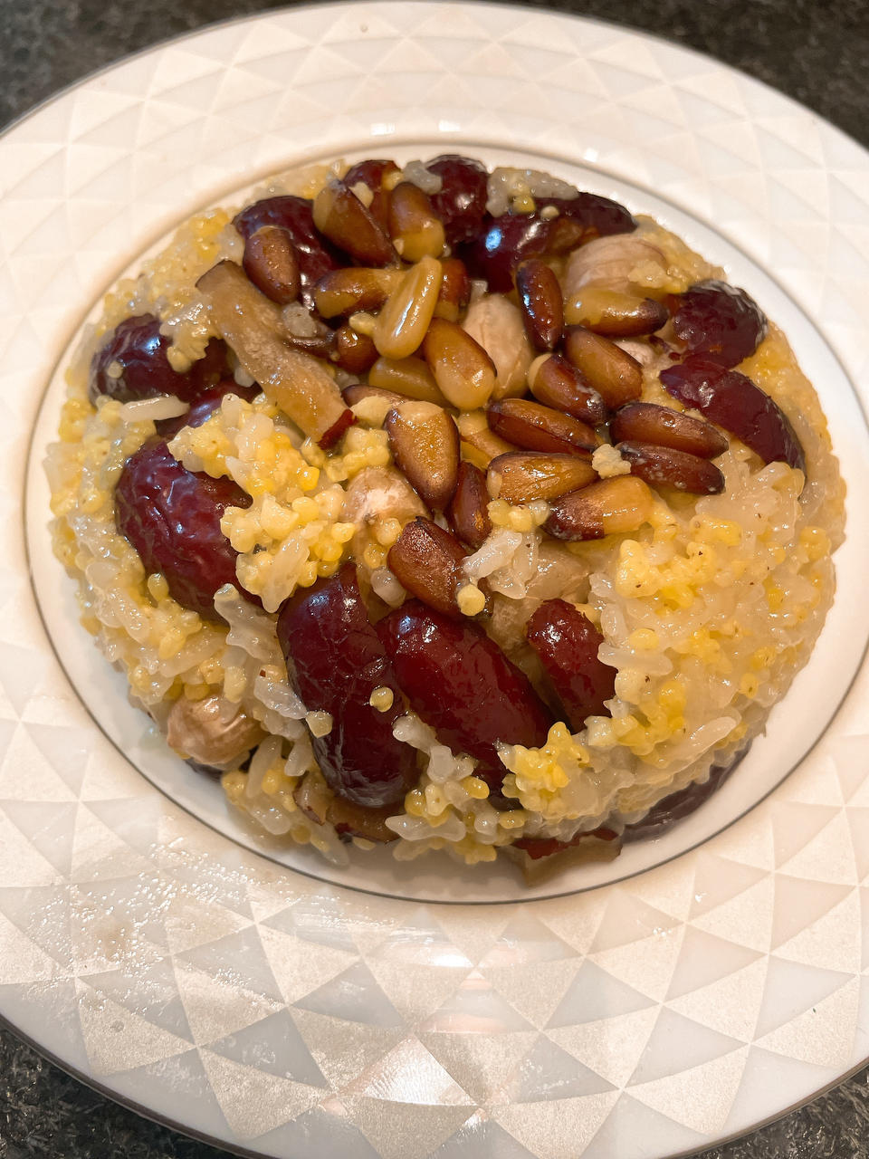 红糖糯米饭（不放猪油的八宝饭）