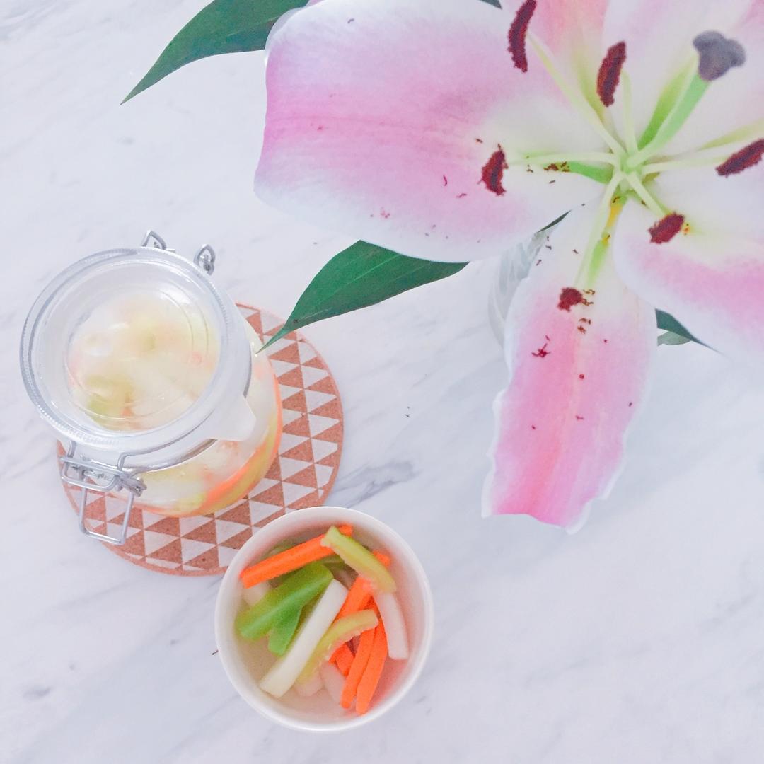 【广式三色泡菜】清脆酸甜