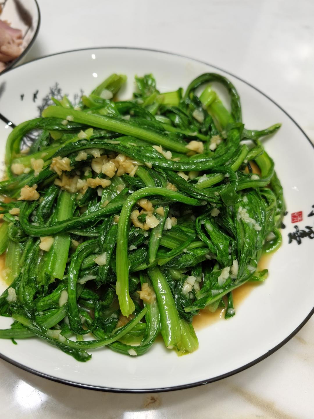 蒜蓉油麦菜（蚝油）