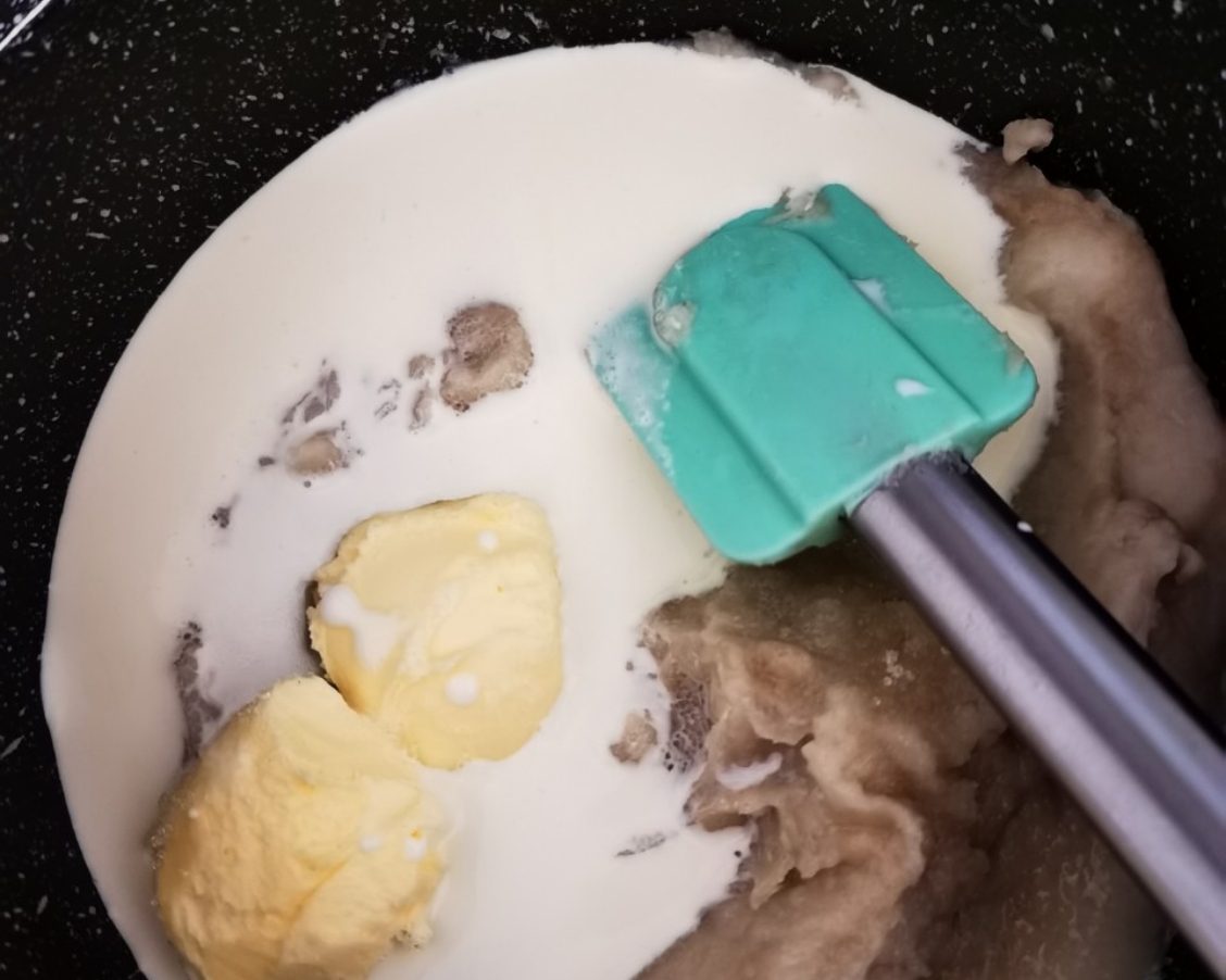 奶香芋泥的懒人做法（附芋泥奶茶做法）的做法 步骤3