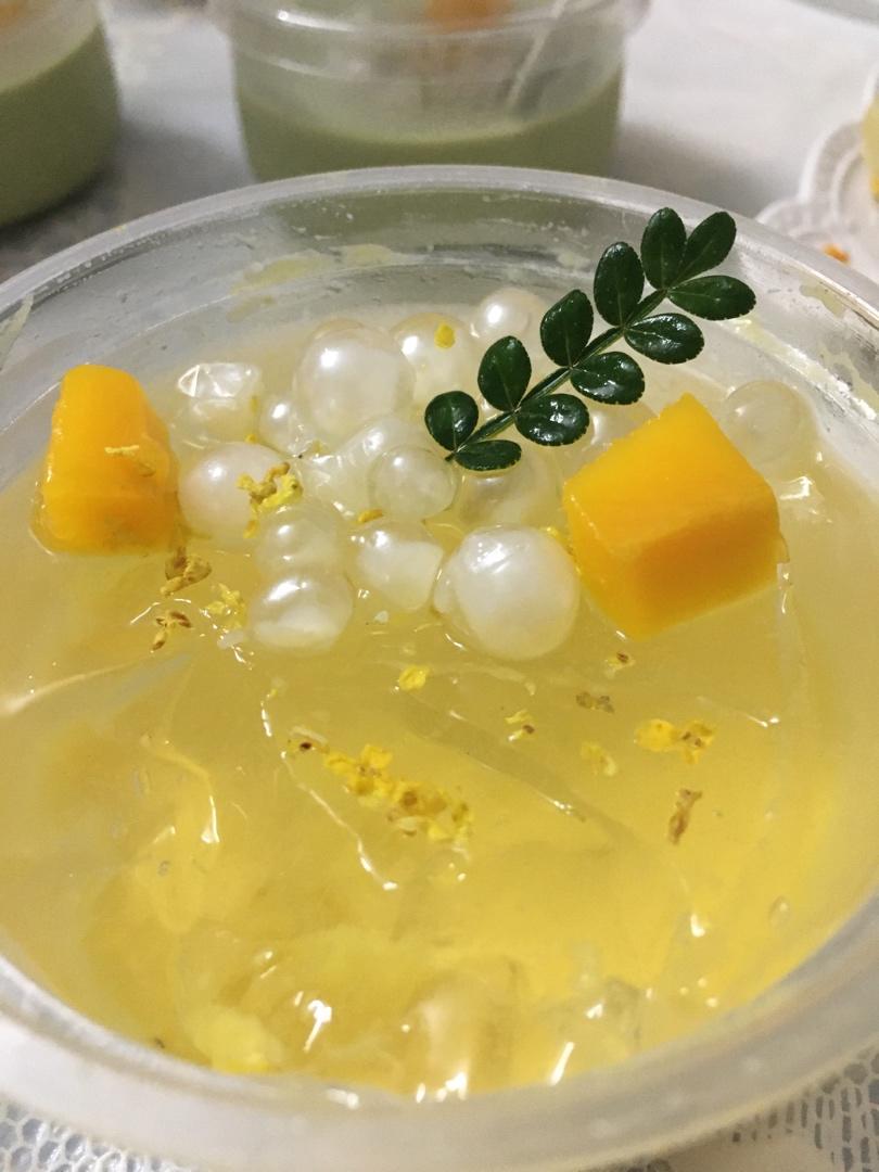 免烤箱❗🥭芒果奶冻布丁～搅一搅就能做～