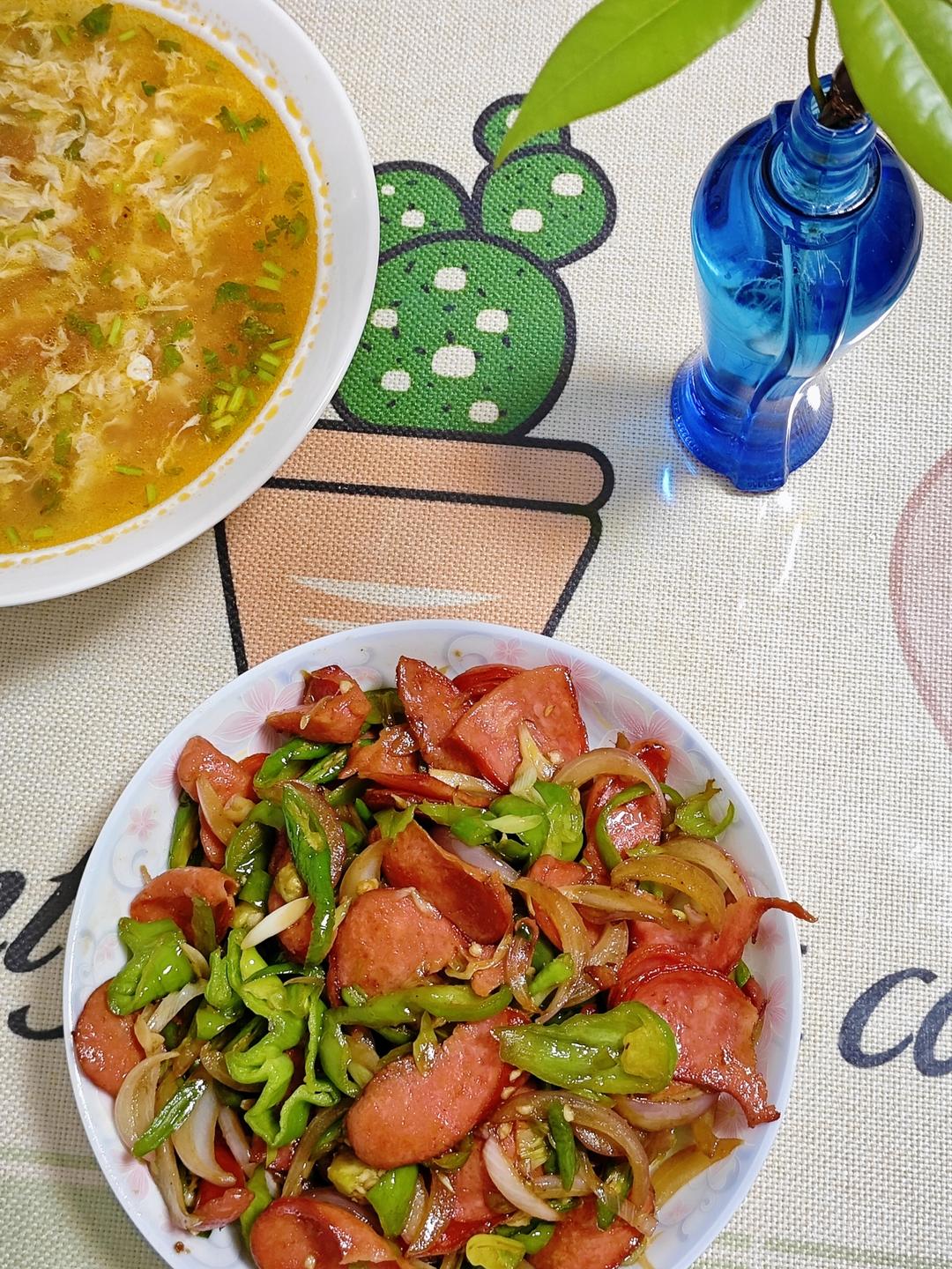 辣椒炒火腿
