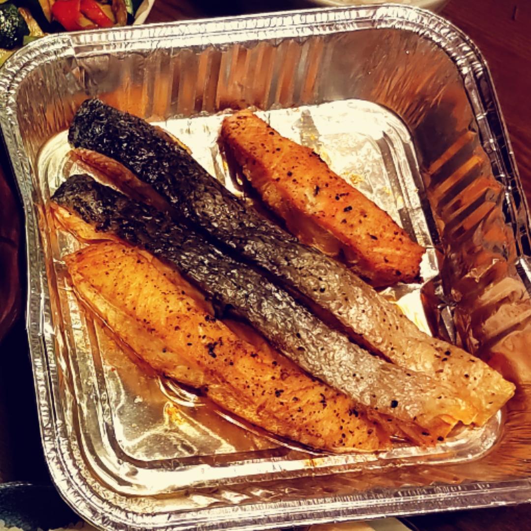 烤三文鱼（空气炸锅）