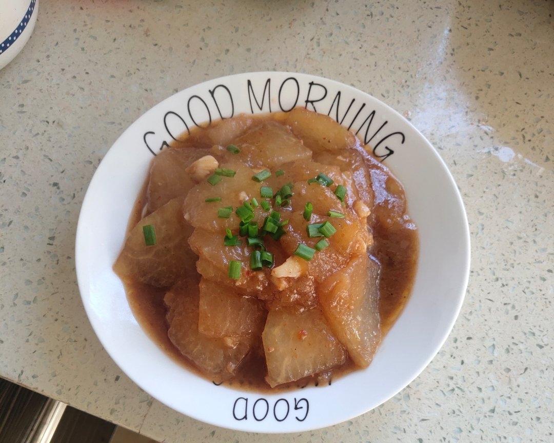 超好吃的冬瓜（黄豆酱版）的做法