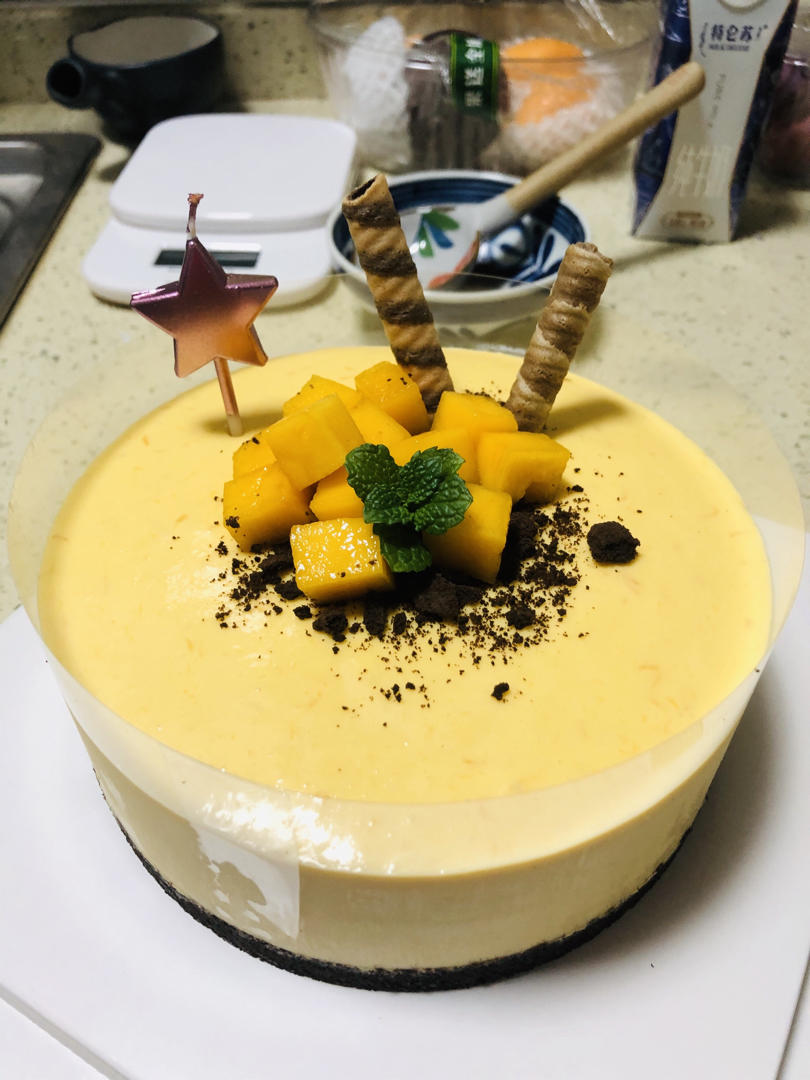 芒果慕斯6寸方子【奥利奥】