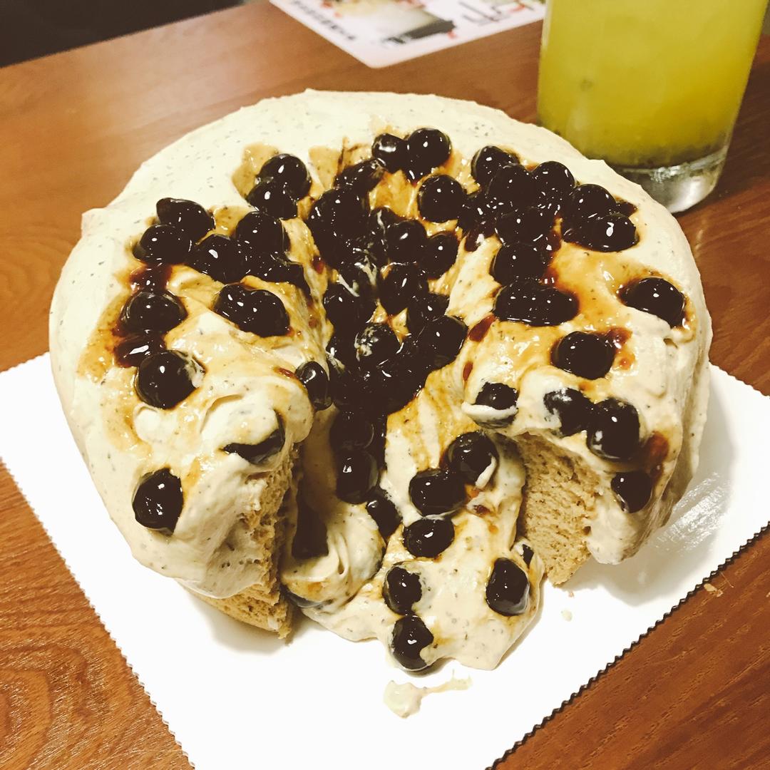 罪恶到爆炸的珍珠奶茶蛋糕