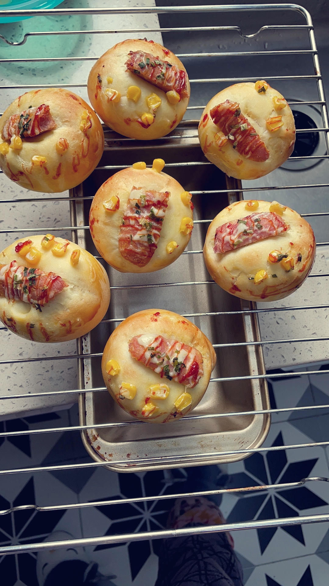 波兰种玉米芝士肠仔包【超级软】