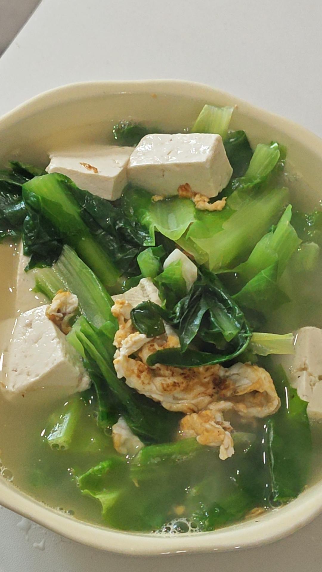 青菜豆腐汤