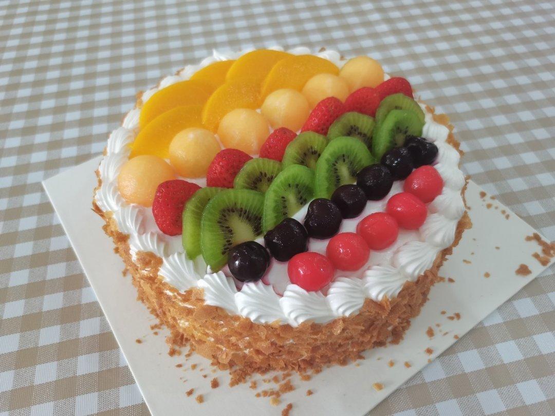 各种简易式水果蛋糕装饰