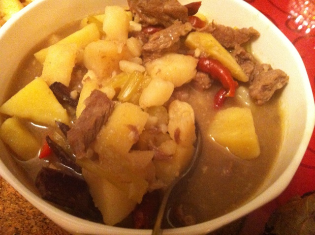 土豆炖牛肉