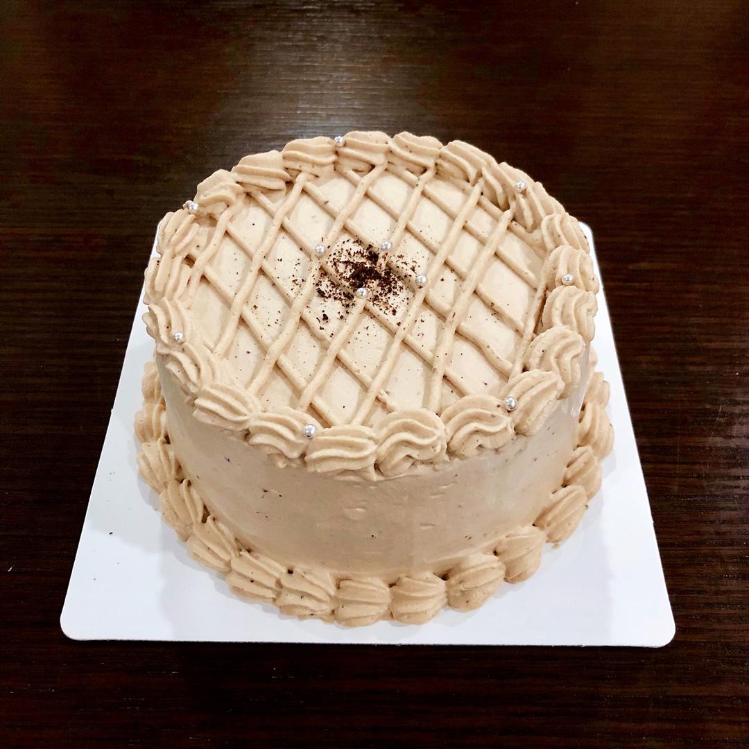 盐味摩卡奶油蛋糕/喜欢海盐摩卡的, 不妨一试。/「海绵及其衍生」烘焙视频蛋糕篇5