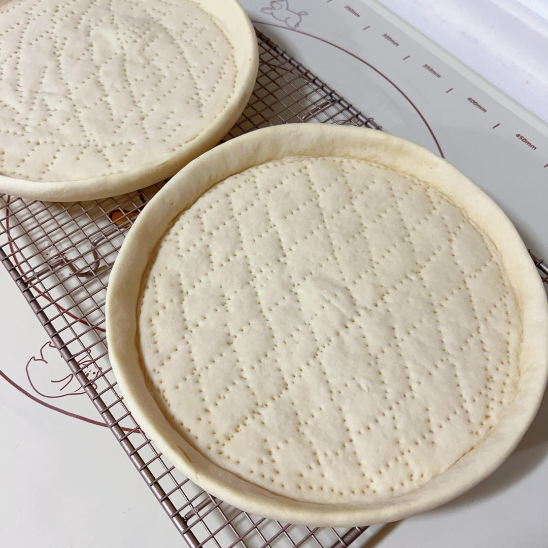 八寸披萨饼皮（四个）制作