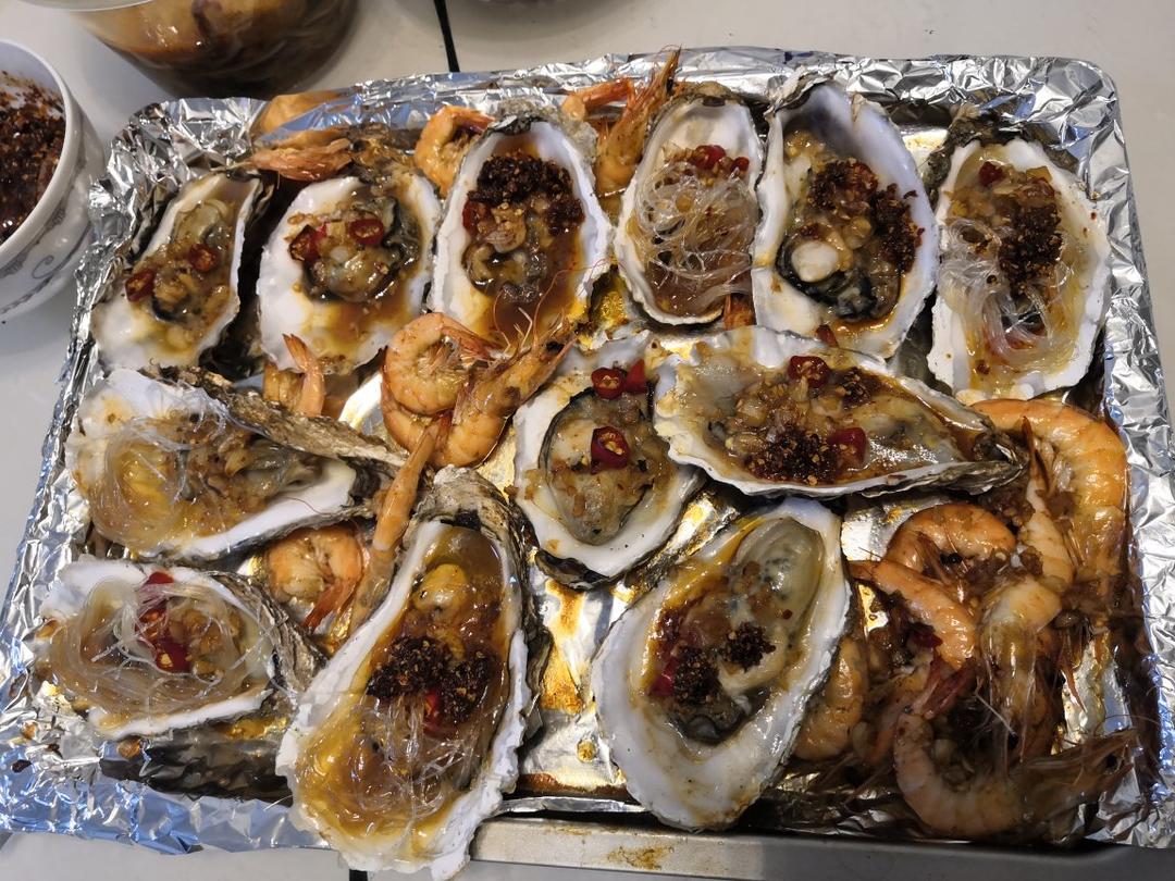 蒜蓉烤生蚝（烤箱版首发）