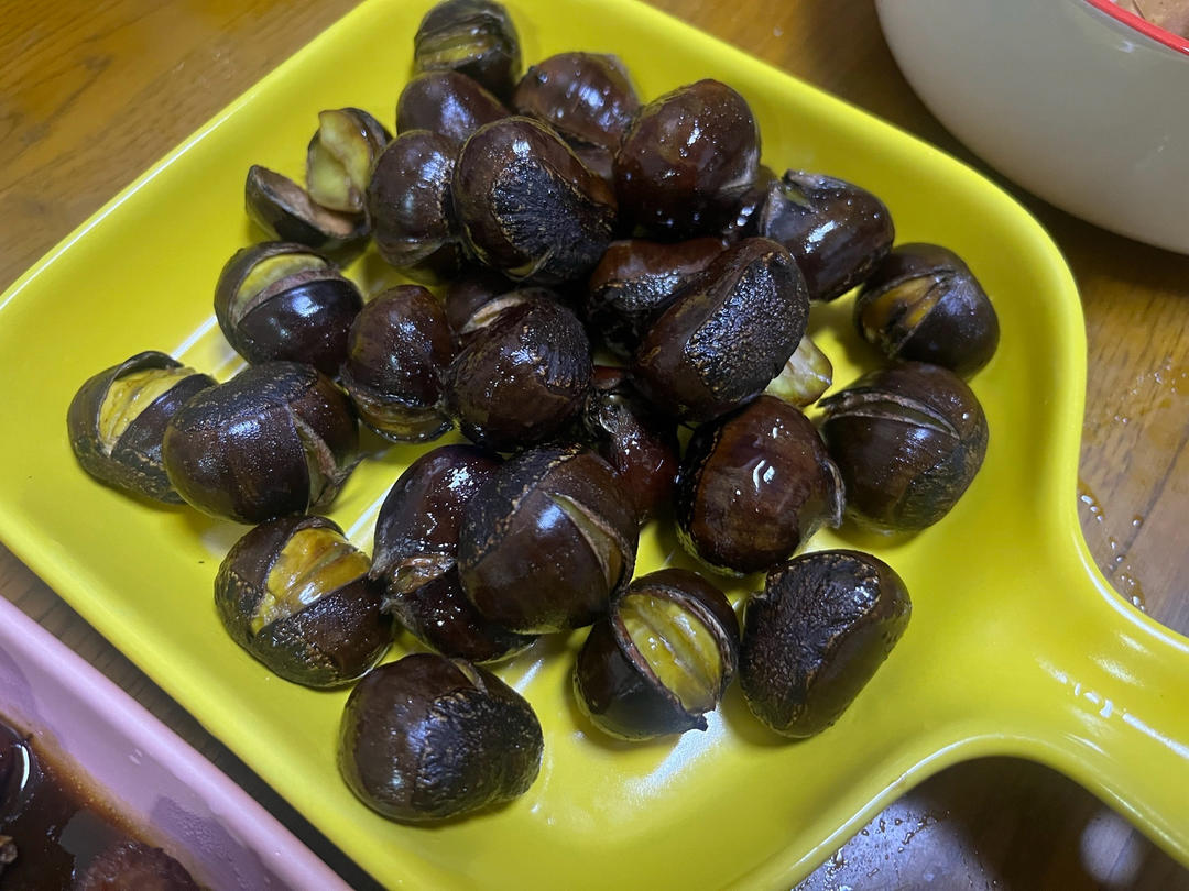 糖烤栗子（懒人烤箱版）