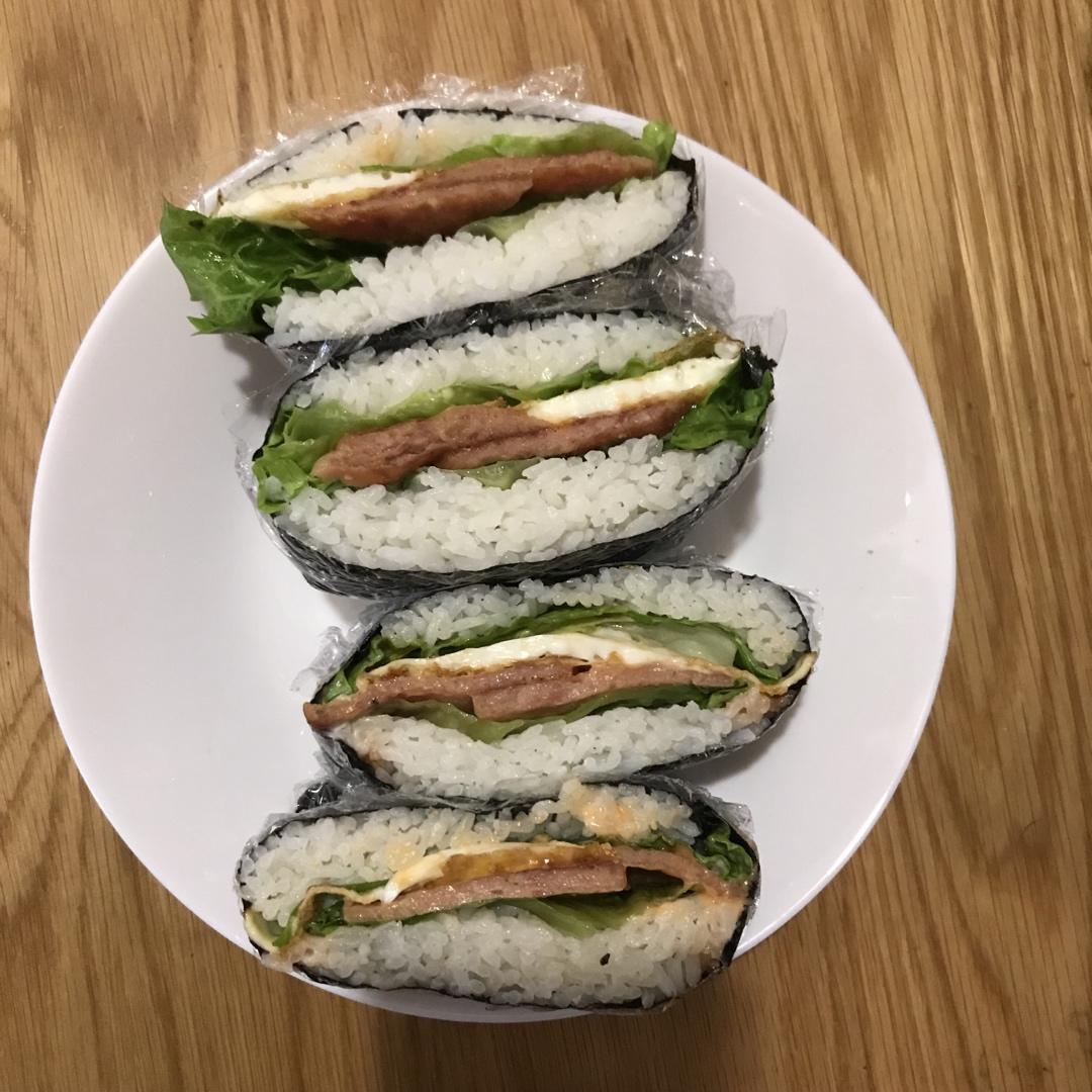 高颜值海苔饭团