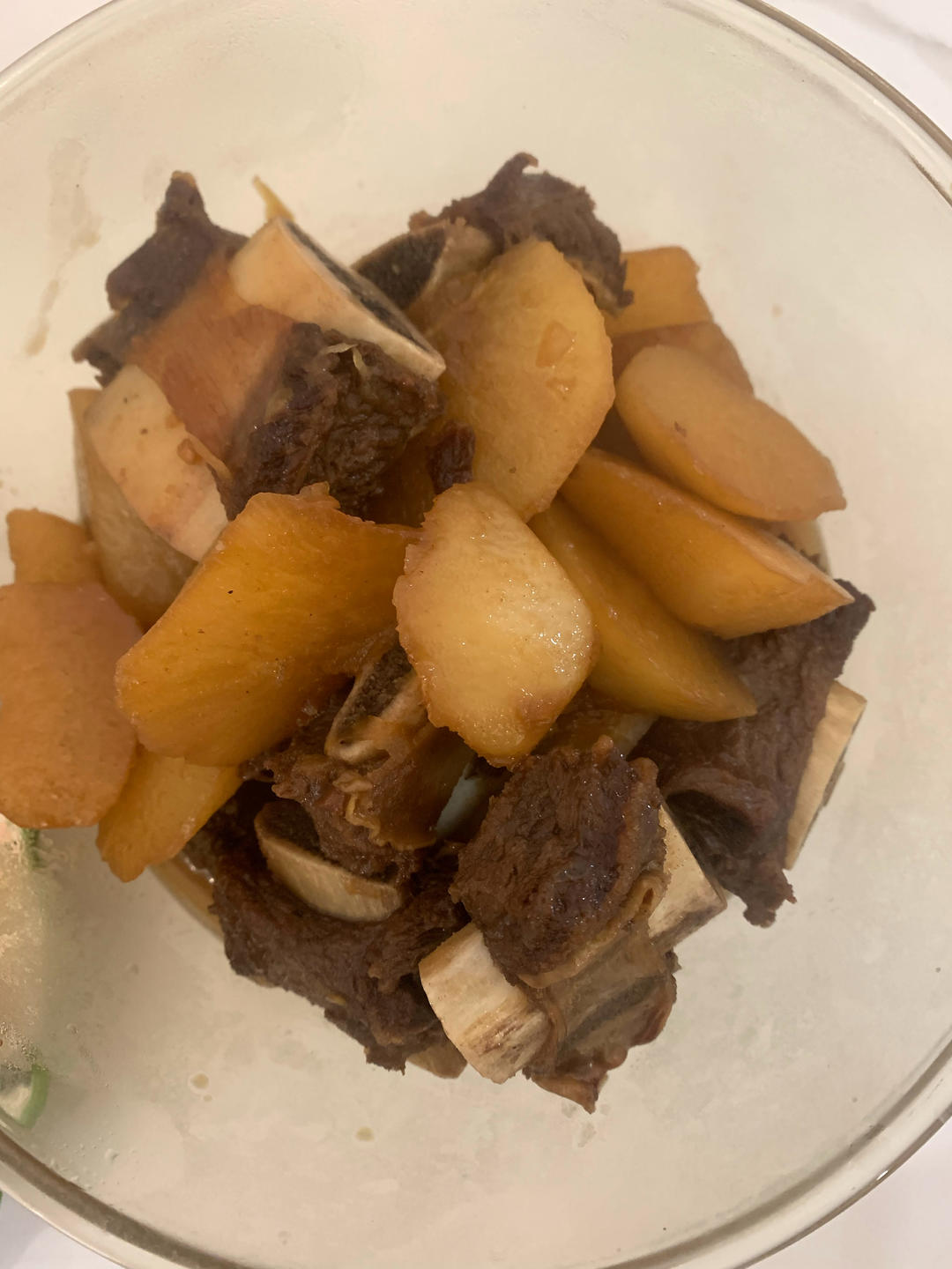 牛肋排炖胡萝卜土豆蕃茄
