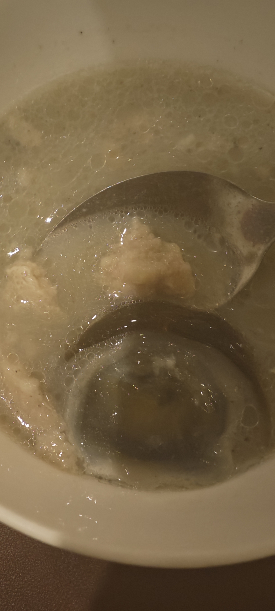 皮蛋肉饼汤-简单营养美味