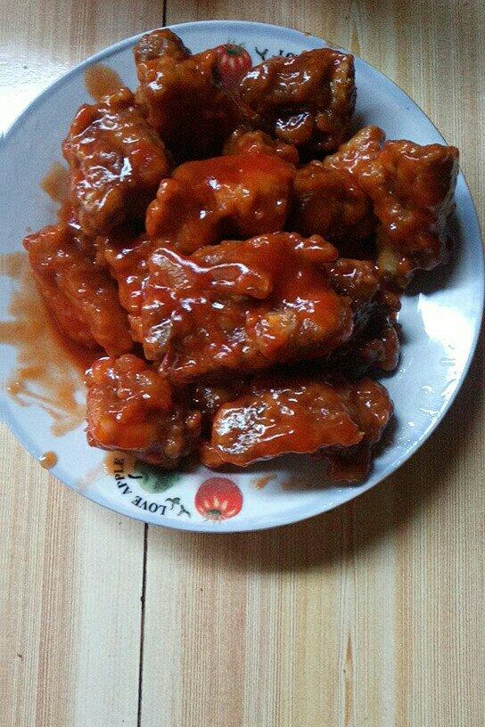 露露321做的番茄酱排骨