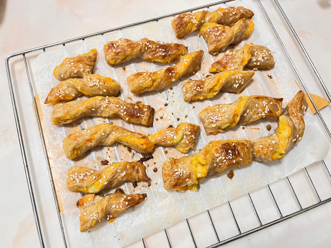 酥掉渣♨️好吃到舔手🔥香芋紫薯扭扭酥条