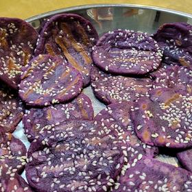 减肥必备紫薯饼