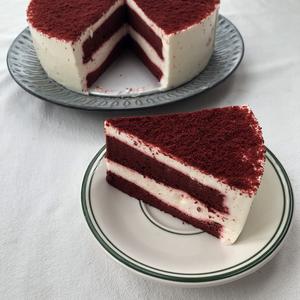 红丝绒酸奶慕斯蛋糕（母亲节蛋糕，零卡糖，自制酸奶，低脂健康，好吃不胖）的做法 步骤20