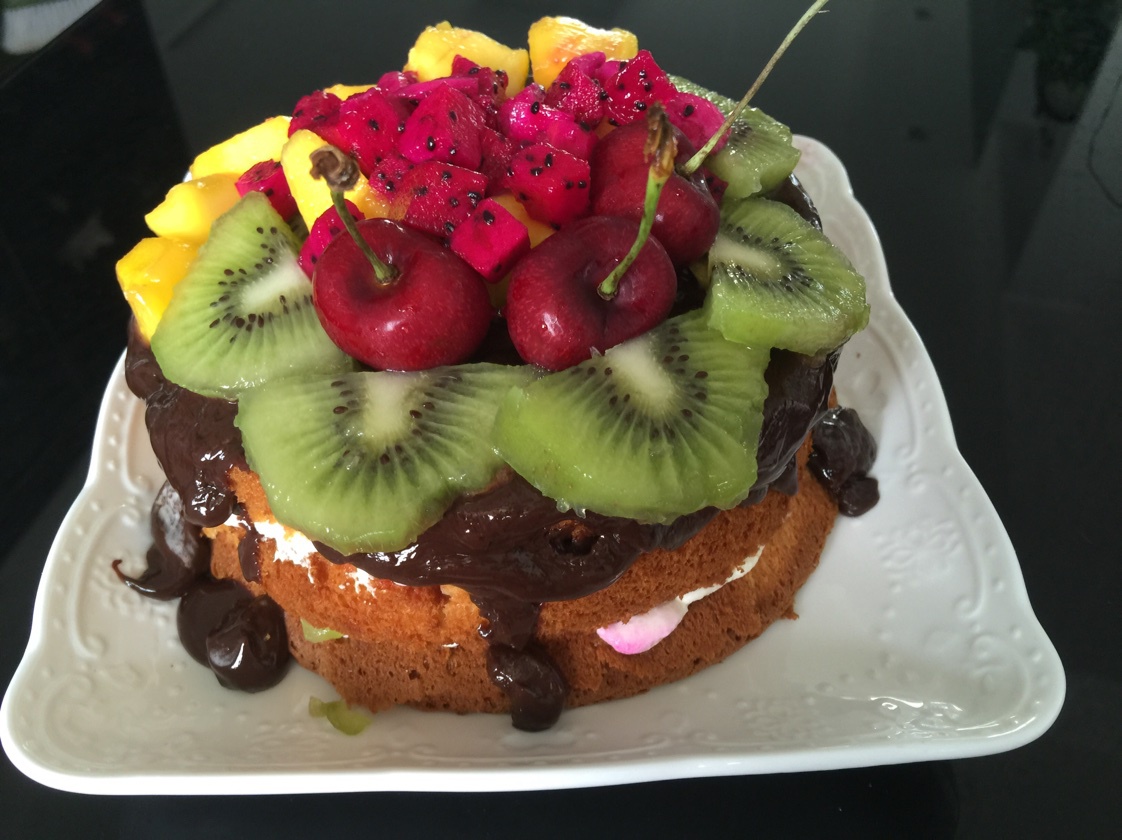 6寸原味戚风蛋糕