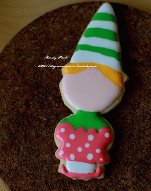 #2014圣诞节#圣诞糖霜饼干-圣诞可爱小丑～的做法 步骤11