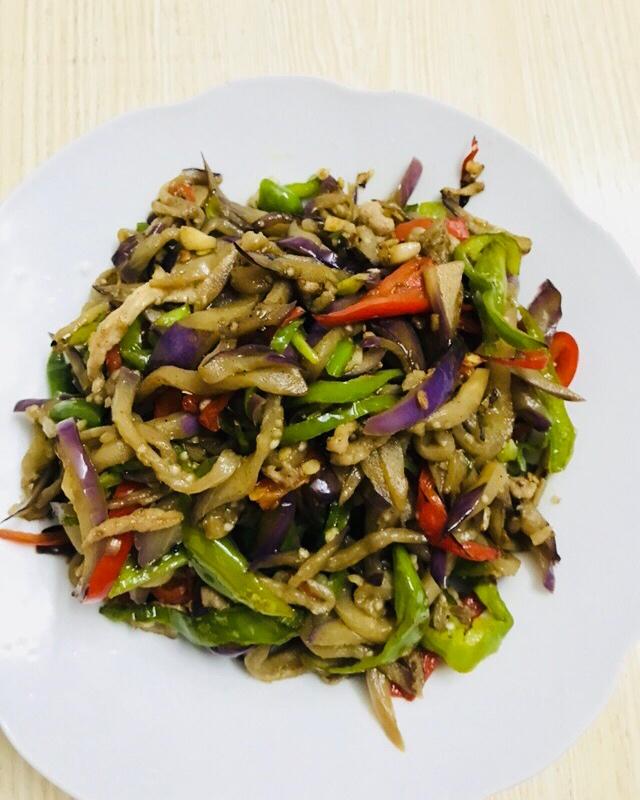 手机用户4688_vges做的堂妈小厨——辣椒炒茄丝