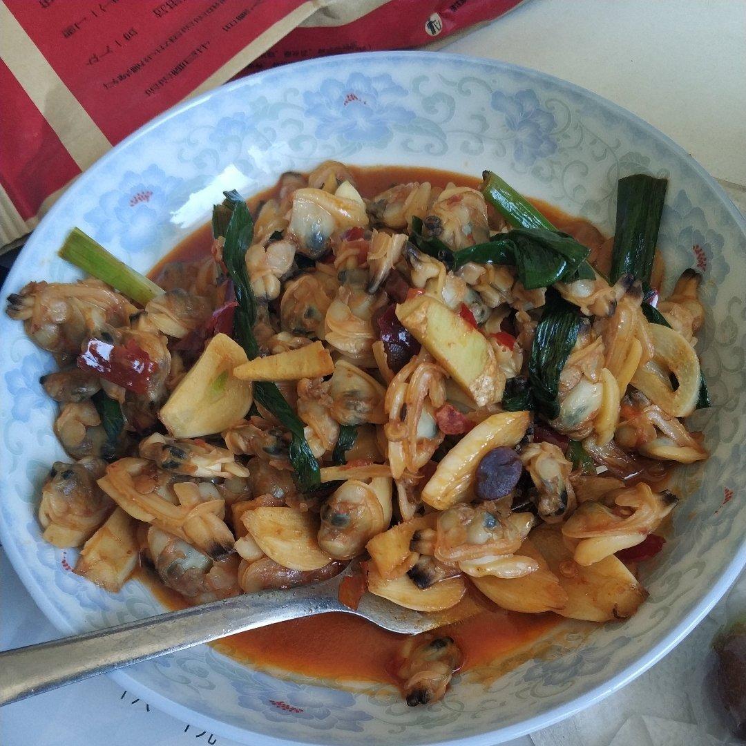 辣炒蛏子肉