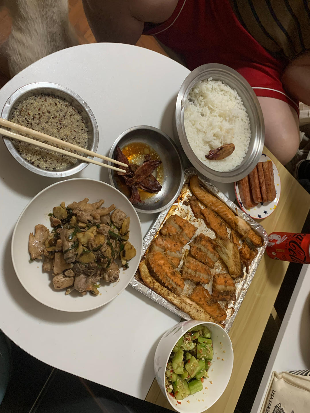 香烤孜然三文鱼骨