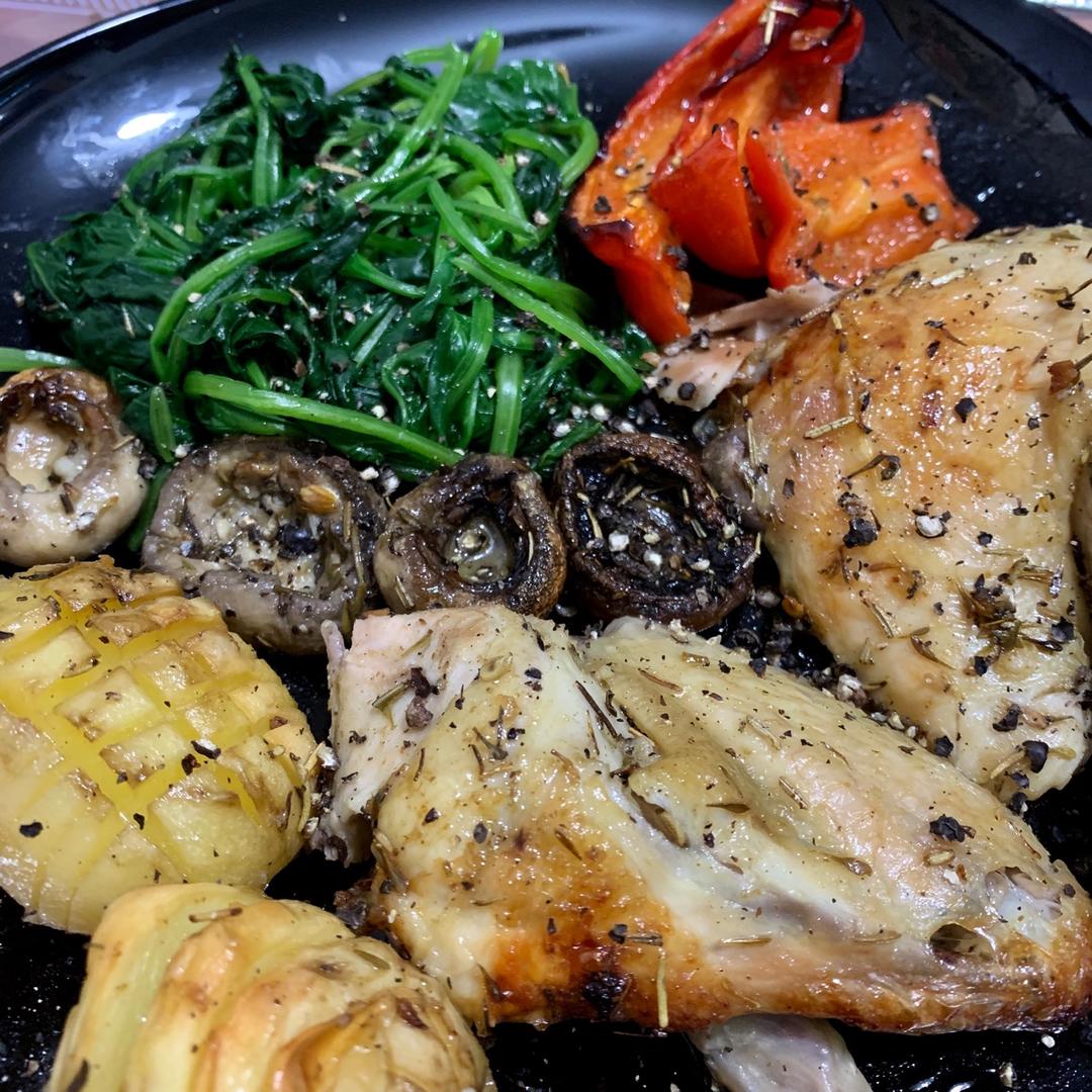 超详细 入味马杀鸡迷迭香烤鸡腿（翅）宴客必备