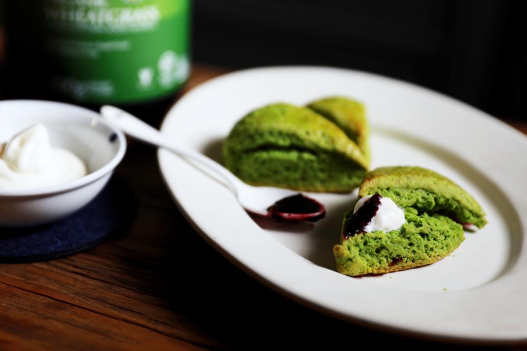 超快手‼️减脂必备的小麦草司康