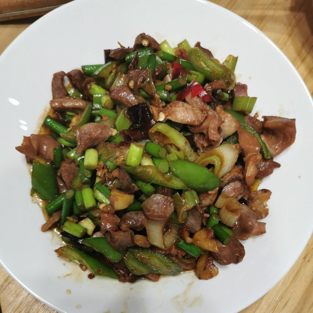 爆炒鸡胗