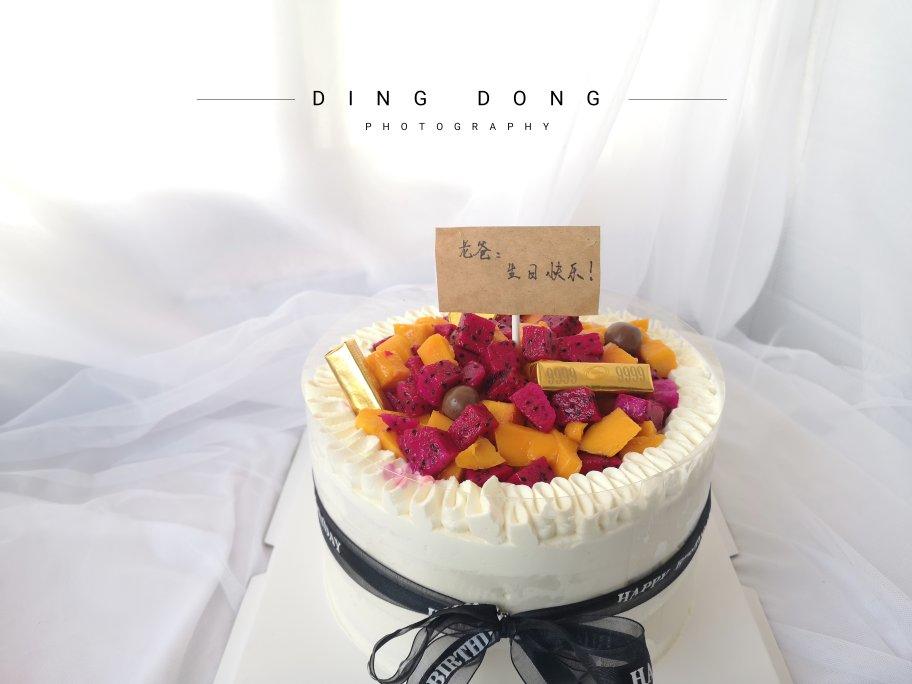 8寸加高戚风蛋糕（多图解析蛋糕是否熟透）