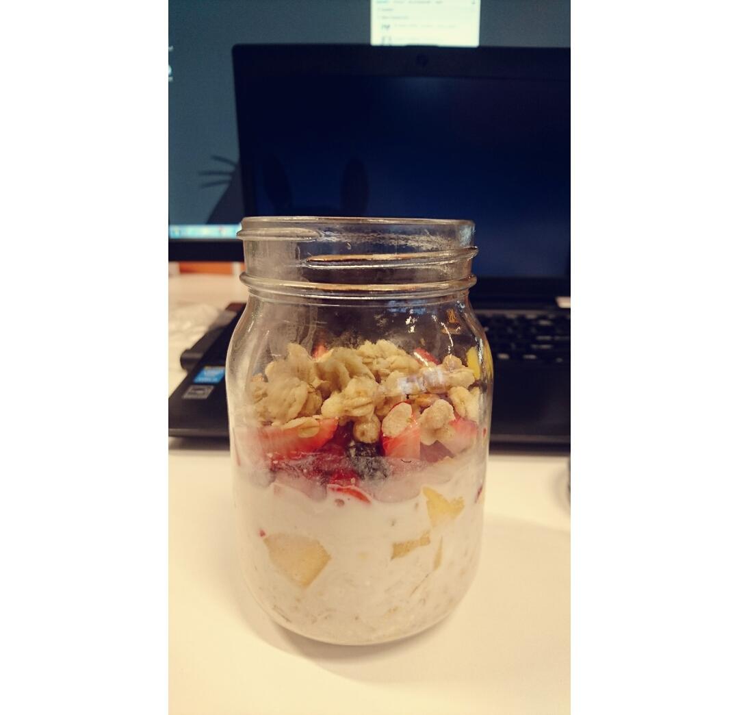 basic overnight oats 时下最流行的营养健康冷藏式隔夜免煮燕麦基本款