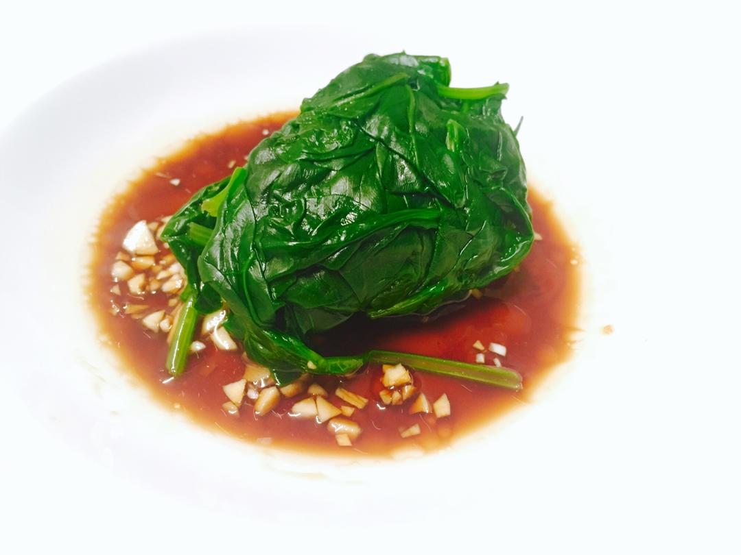 凉拌菠菜