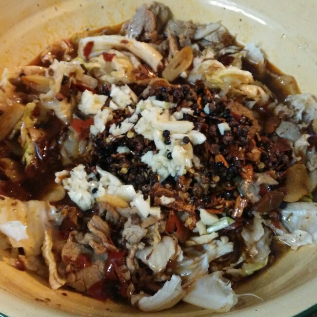 绝味川菜—水煮肉片๑