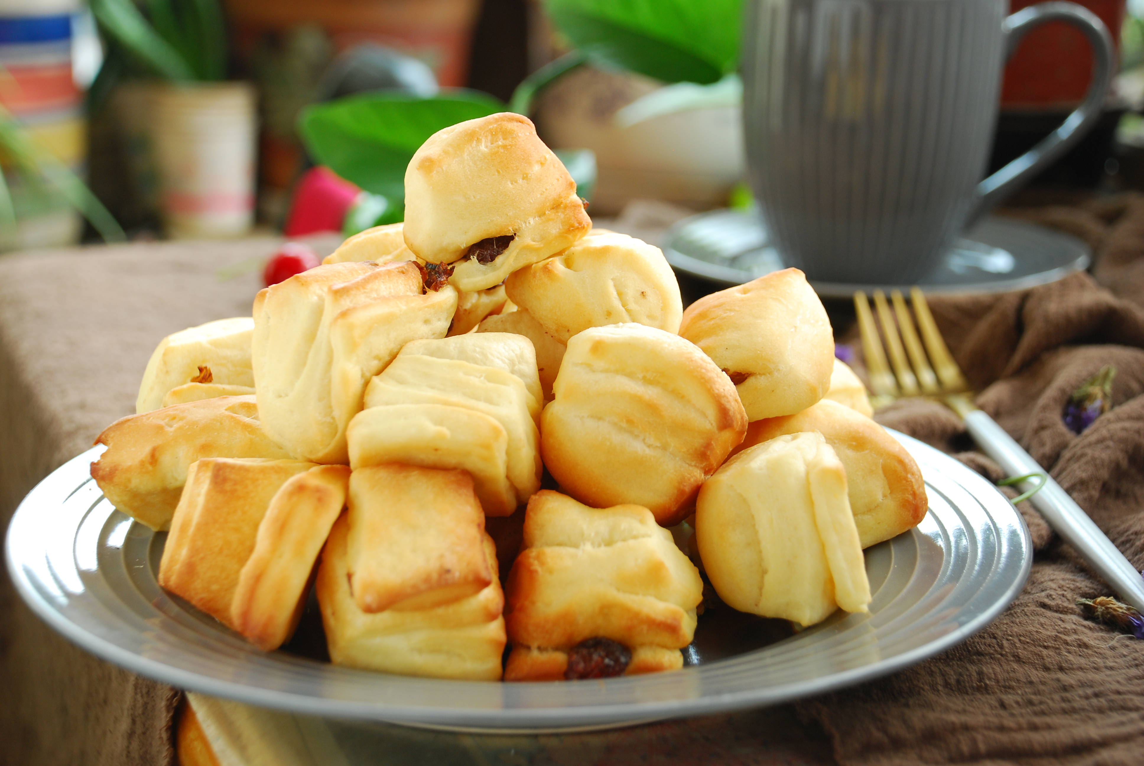 【UKOEO猛犸象热风炉】一口香蜜豆小面包的做法